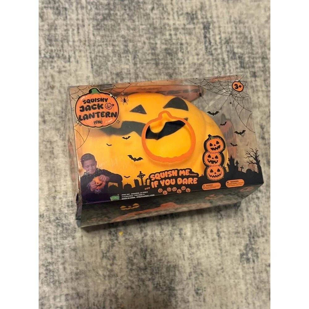 Large Halloween Squishy Jack O Lantern